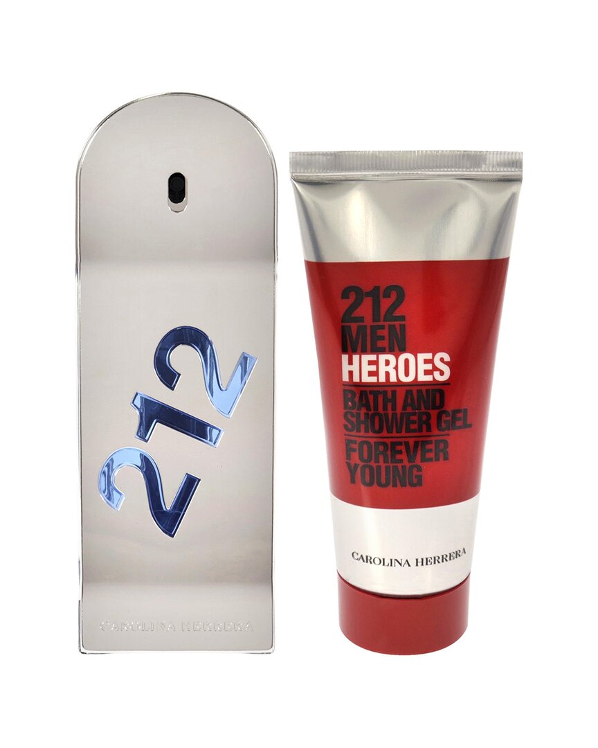 Carolina Herrera Men's 3oz 212 Heroes 2pc Set