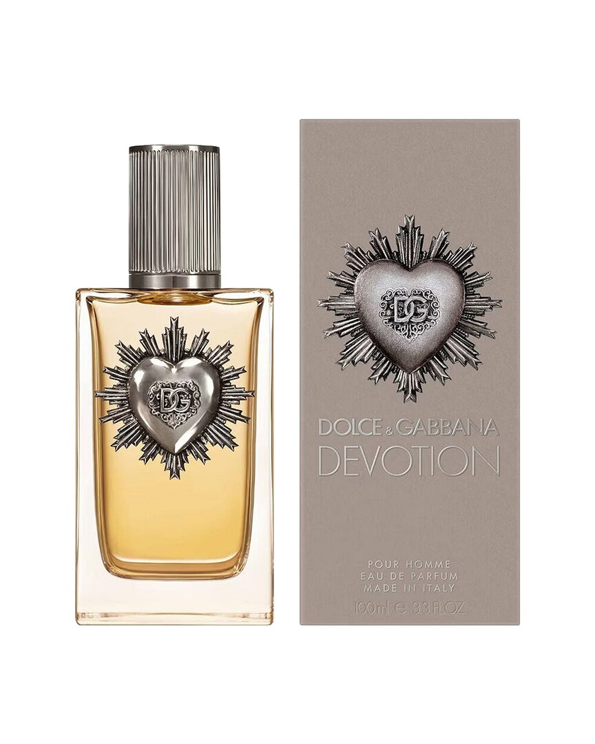 Dolce & Gabbana Men's 3.4oz Devotion Pour Homme Eau De Parfum In Gold
