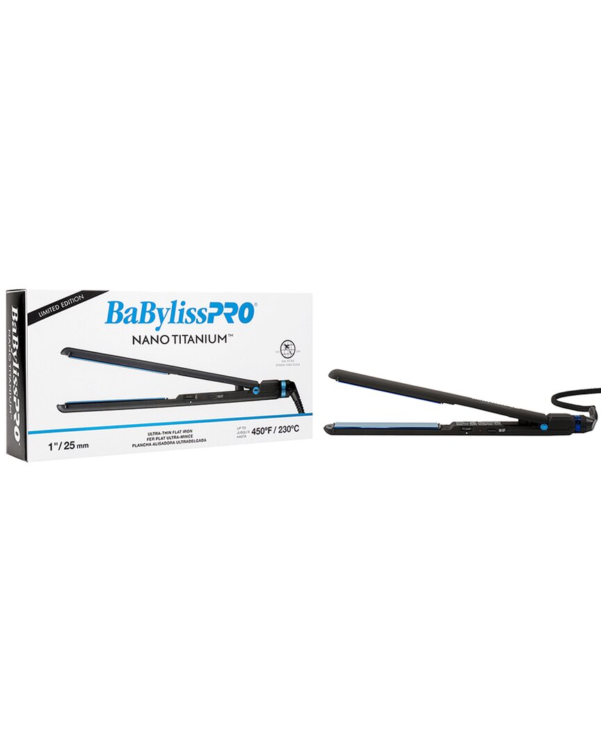 Babylisspro Unisex Nano Titanium Ultra-Thin Flat Iron Limited Edition - Bntmb4072tuc 1 Inch