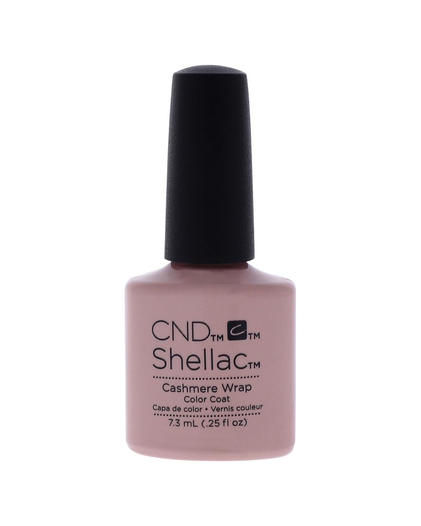 Cnd Women's 0.25oz Cashmere Wrap Shellac Nail Color In Pink