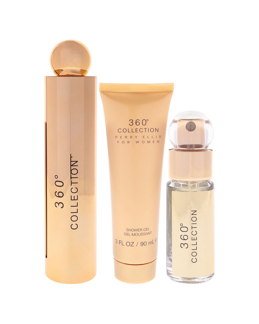 Perry Ellis Women's 360 3pc Gift Set In Gold