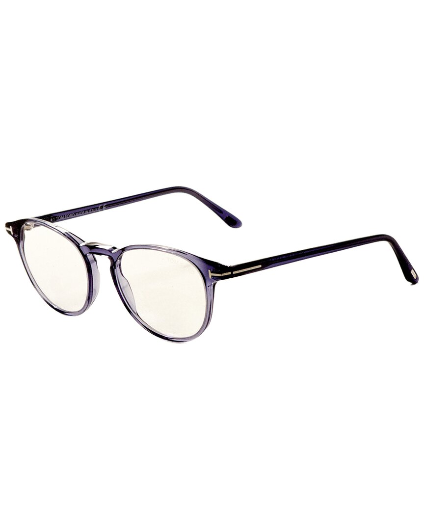 Tom Ford Men's Ft5803 51mm Optical Frames In Blue