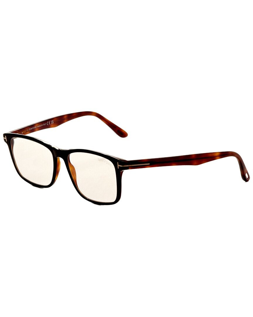 Tom Ford Men's Ft5752 55mm Optical Frames In Brown