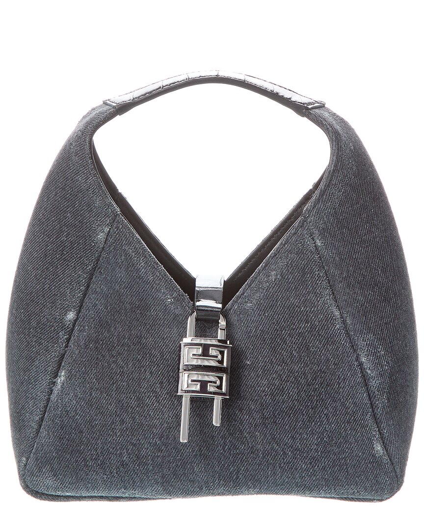 GIVENCHY GIVENCHY G-LOCK MINI DENIM HOBO BAG