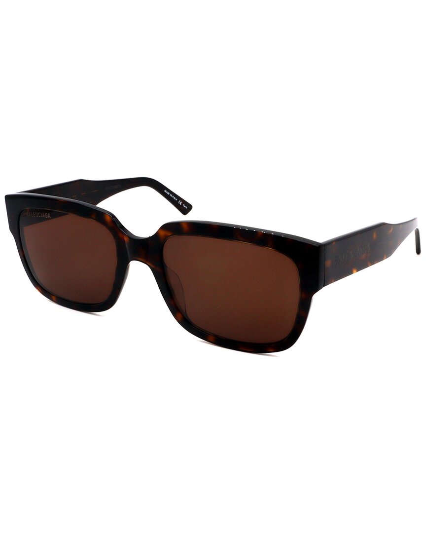 Balenciaga Unisex Bb0049s 55mm Sunglasses In Brown