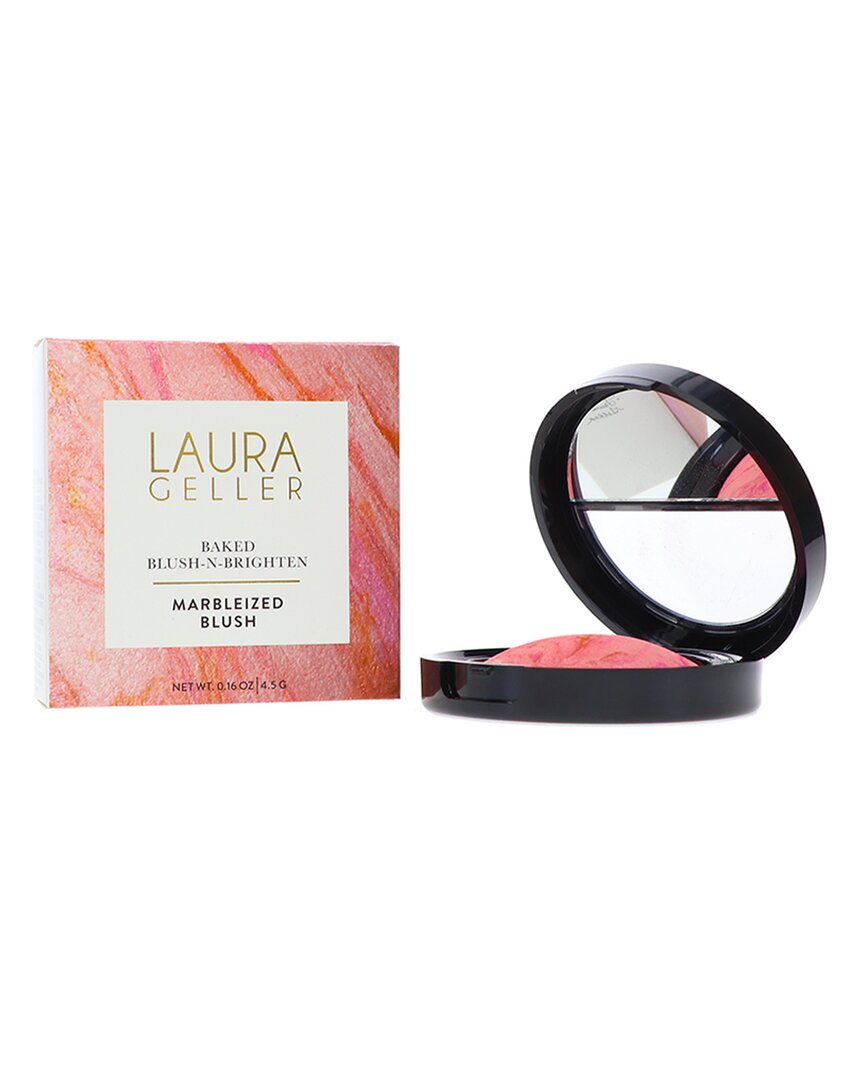 Laura Geller Baked Blush-n-brighten Pink Buttercream 0.32oz In White