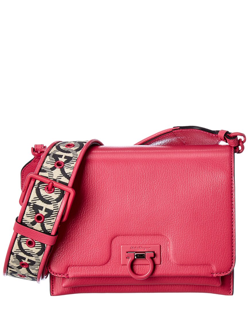 salvatore ferragamo trifolio shoulder bag