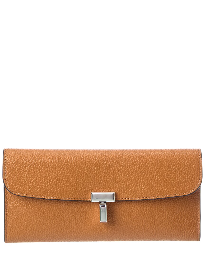 Totême Toteme T-lock Leather Continental Wallet