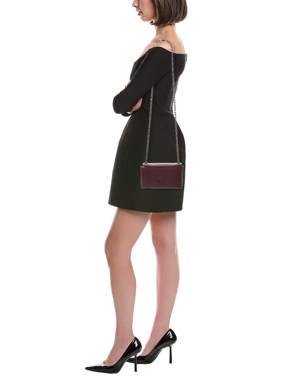 Gilt - Christian Louboutin - Loubi54 Leather Wallet On Chain