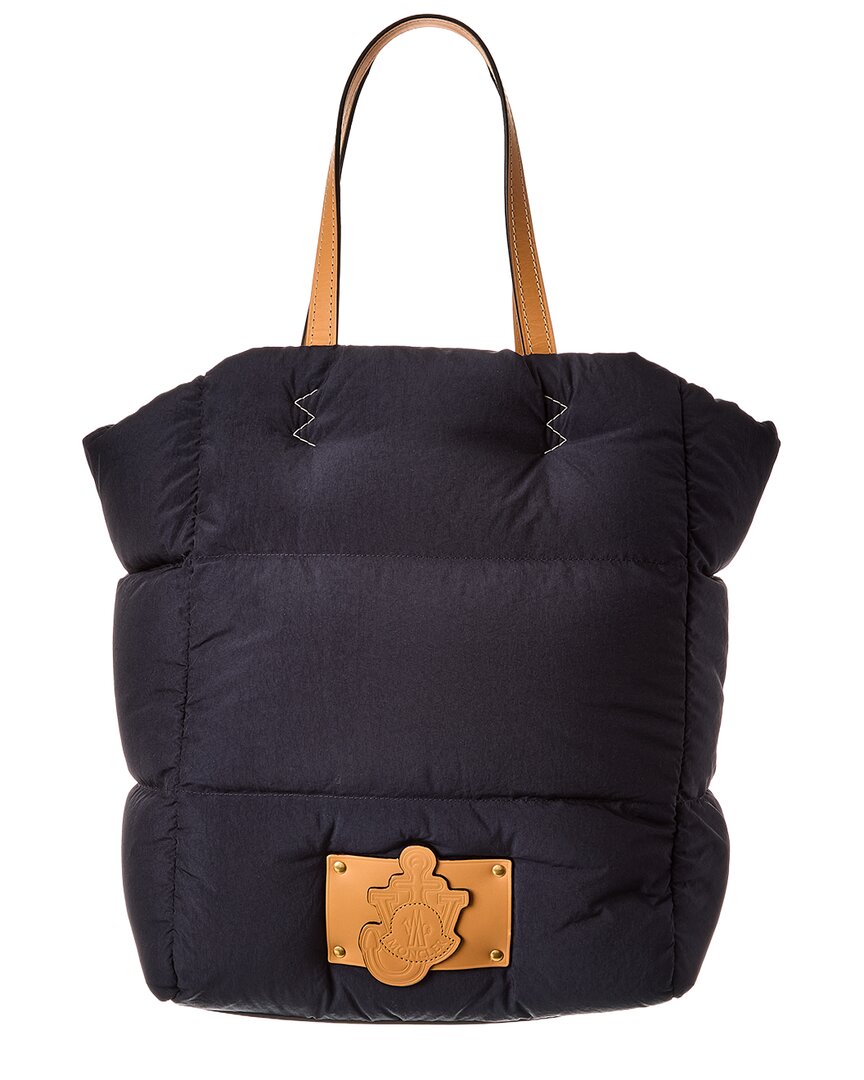 Moncler X Jw Anderson Leather-trim Tote In Blue