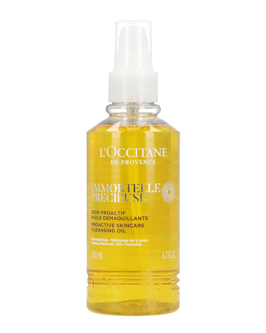 L'occitane Unisex 6.7oz Immortelle Precious Cleansing Oil In Transparent