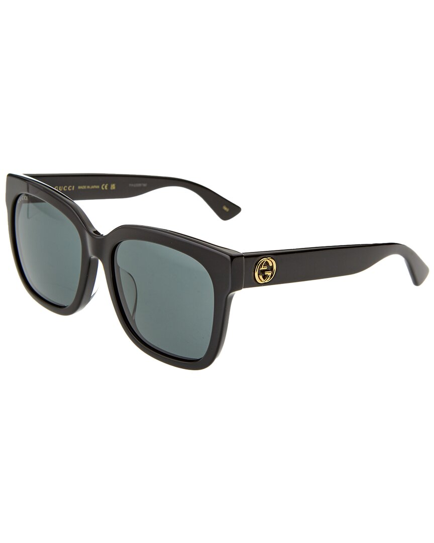 Gucci Women's Gg0034san 55mm Sunglasses In Black