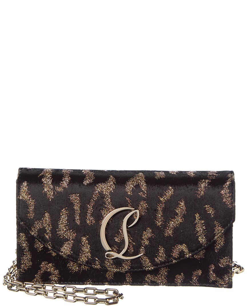 Christian Louboutin Loubi54 Wallet On Chain In Black