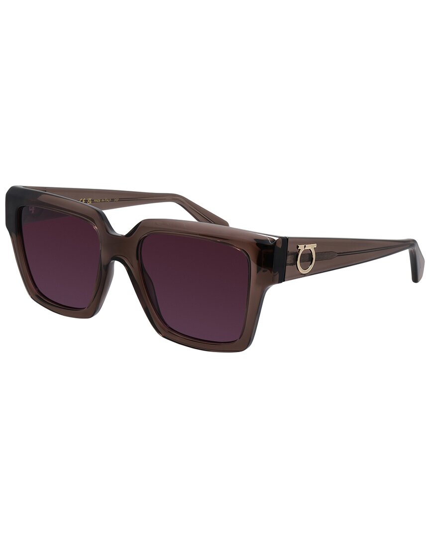 Ferragamo Women's Sf 2014s 54mm Sunglasses In Brown