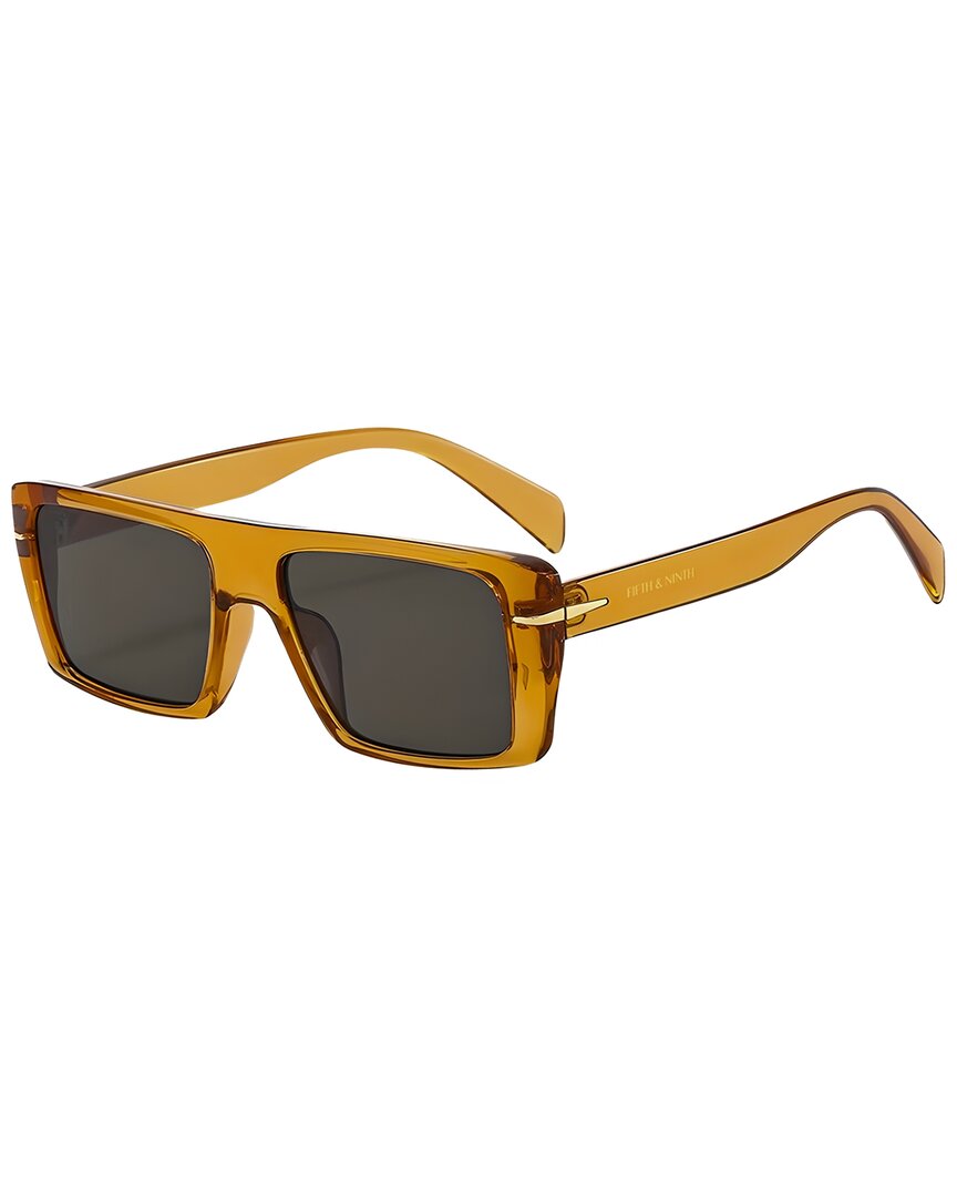 Fifth & Ninth Unisex Atlas 54mm Polarized Sunglasses In Gold