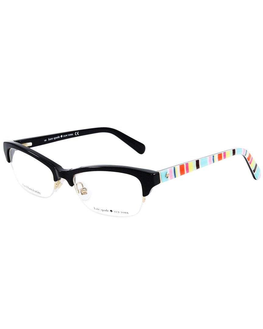 Kate Spade New York Women's Marika 49mm Optical Frames In Black