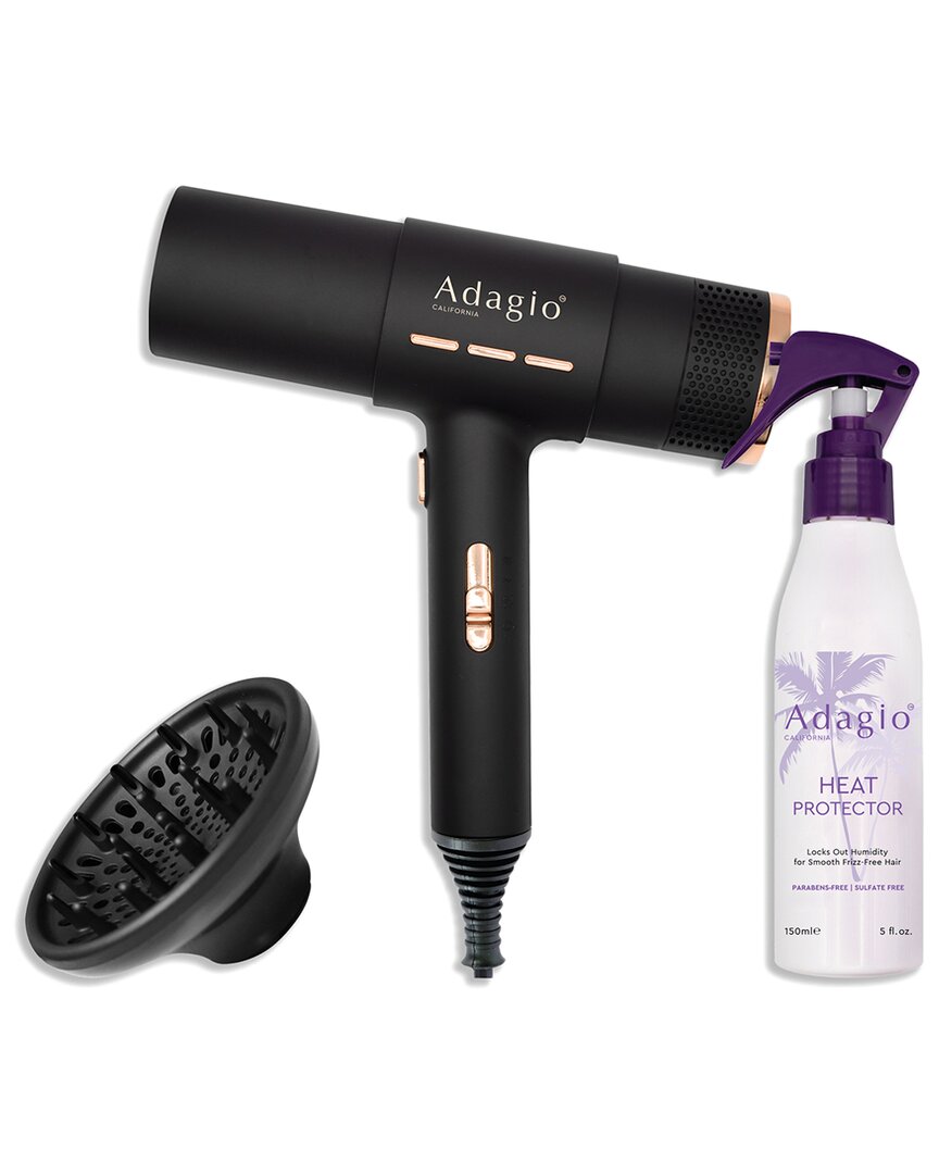 Adagio California Adagio Air Force Blow Dryer Set (black)