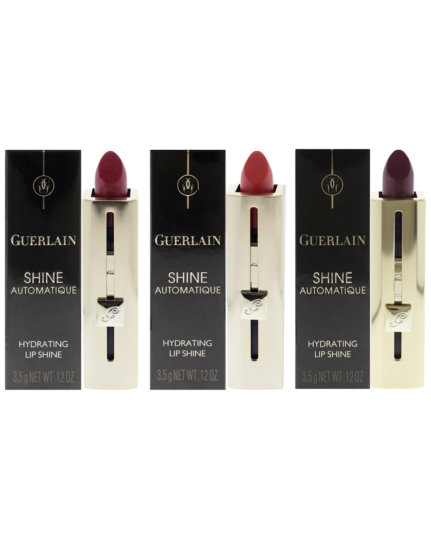 Guerlain 3pc Shine Automatique Hydrating Lip Shine Set In Multi