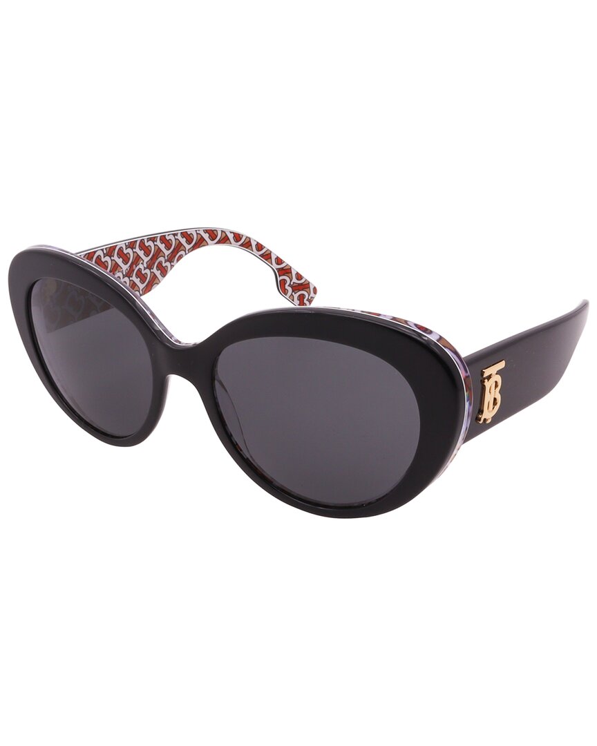 Burberry Women's Be4298 54mm Sunglasses In Black