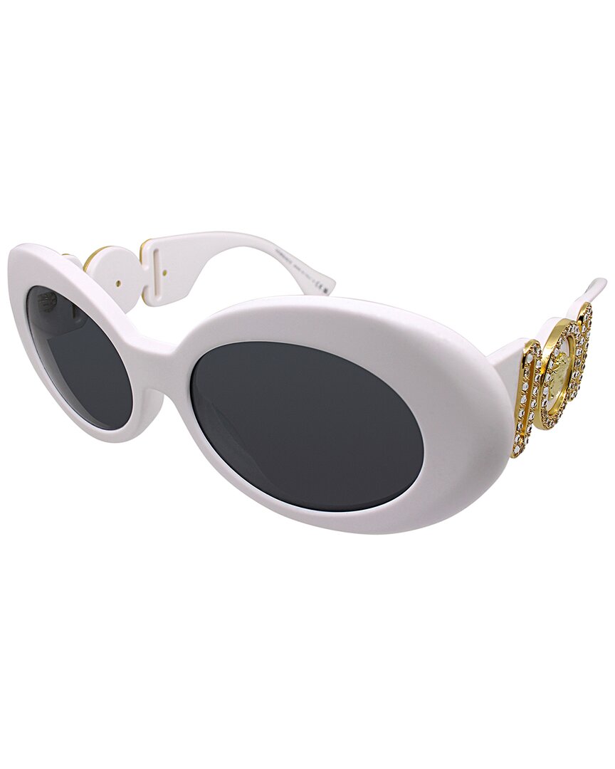 Shop Versace Women's Ve4426bu 54mm Sunglasses In White