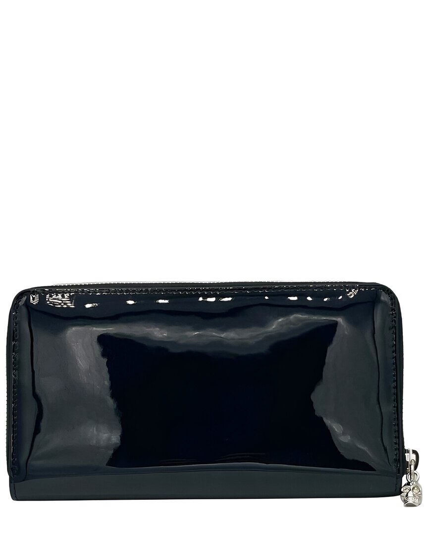 Alexander Mcqueen Leather Wallet In Black