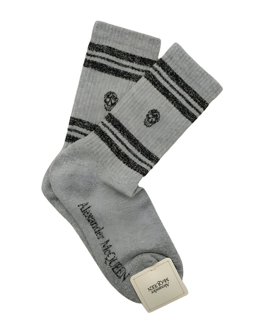 Alexander Mcqueen Socks In Gray