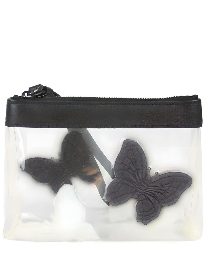 Bottega Veneta Butterfly Clutch In Gray