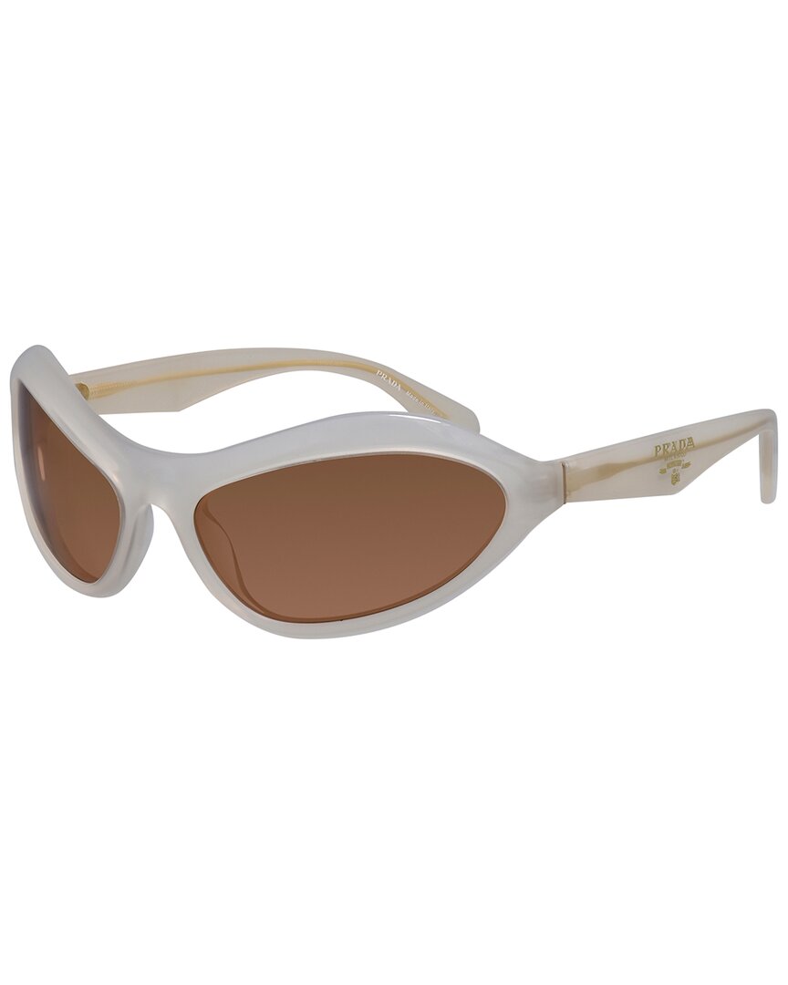 Prada Women's Orange Pra20s 61Mm Sunglasses