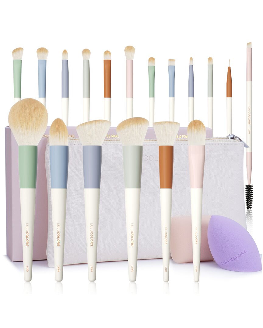 Lulucolor 18pc Makeup Brush Set With Pouch