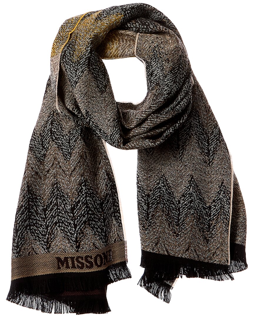Missoni Wool-blend Scarf In Multi