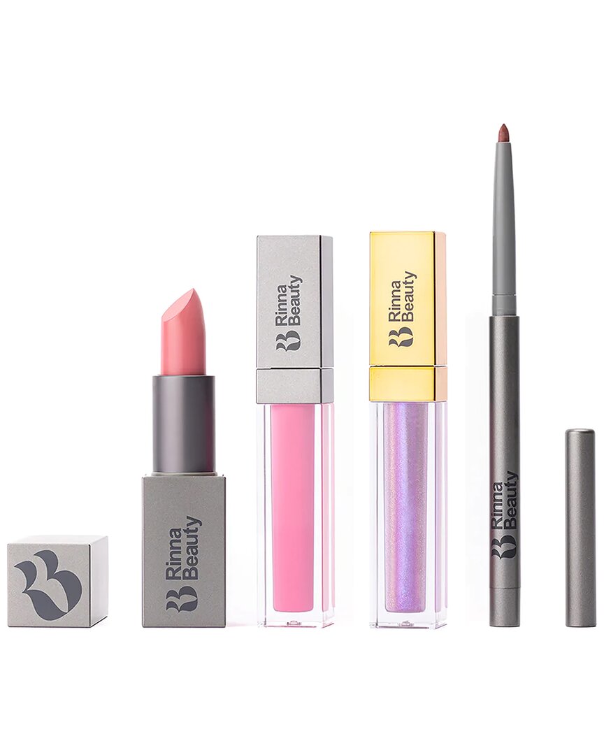 Rinna Beauty Duo Pinky Lip Kit/purple Pucker Lip Plump Gloss