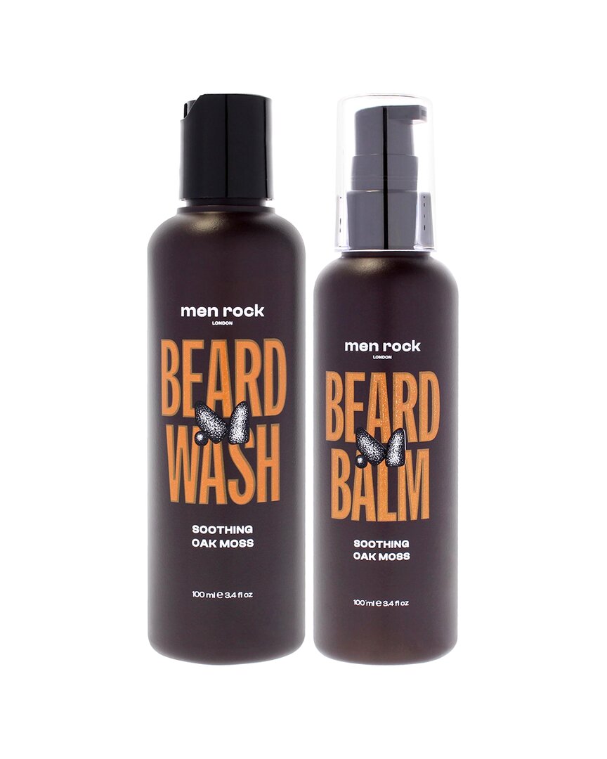 Men Rock Men's Beardy Beloved Soothing Duo - Oak Moss In Transparent