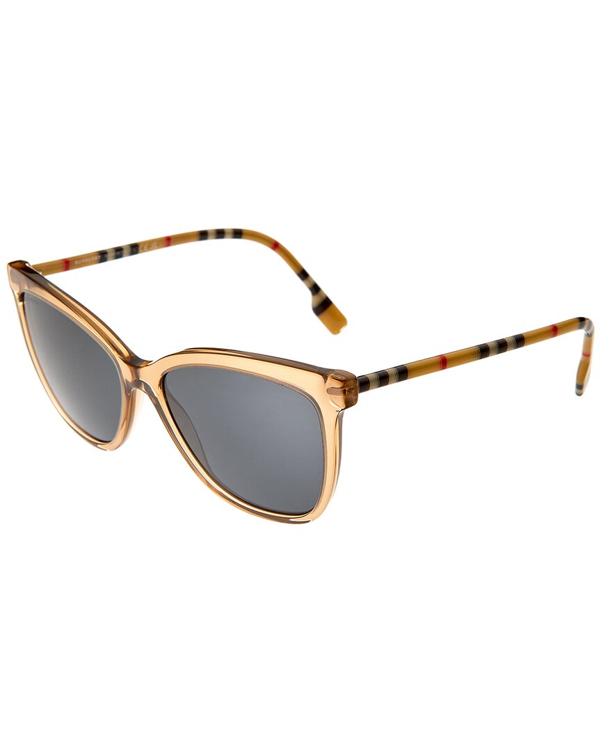 Burberry Grey Square Ladies Sunglasses Be4308f 385687 56