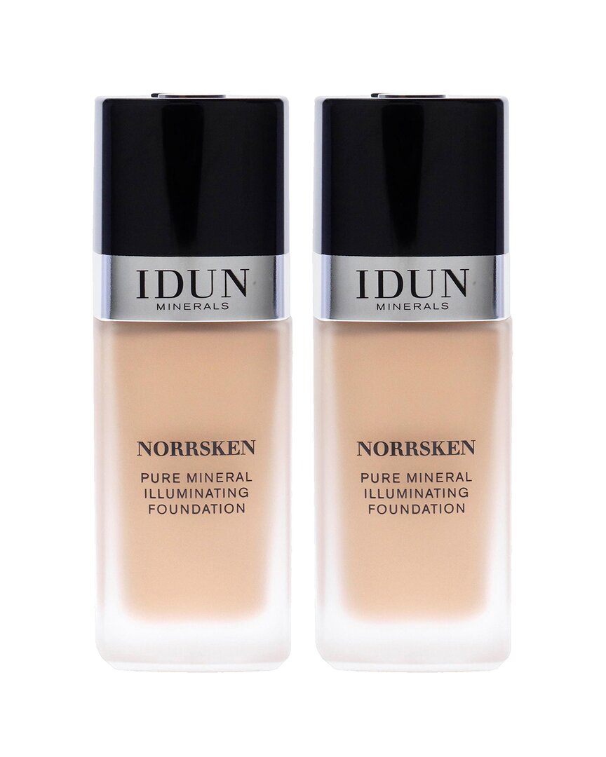 Idun Minerals Women's 1oz 207 Disa Norrsken Foundation - Pack Of 2