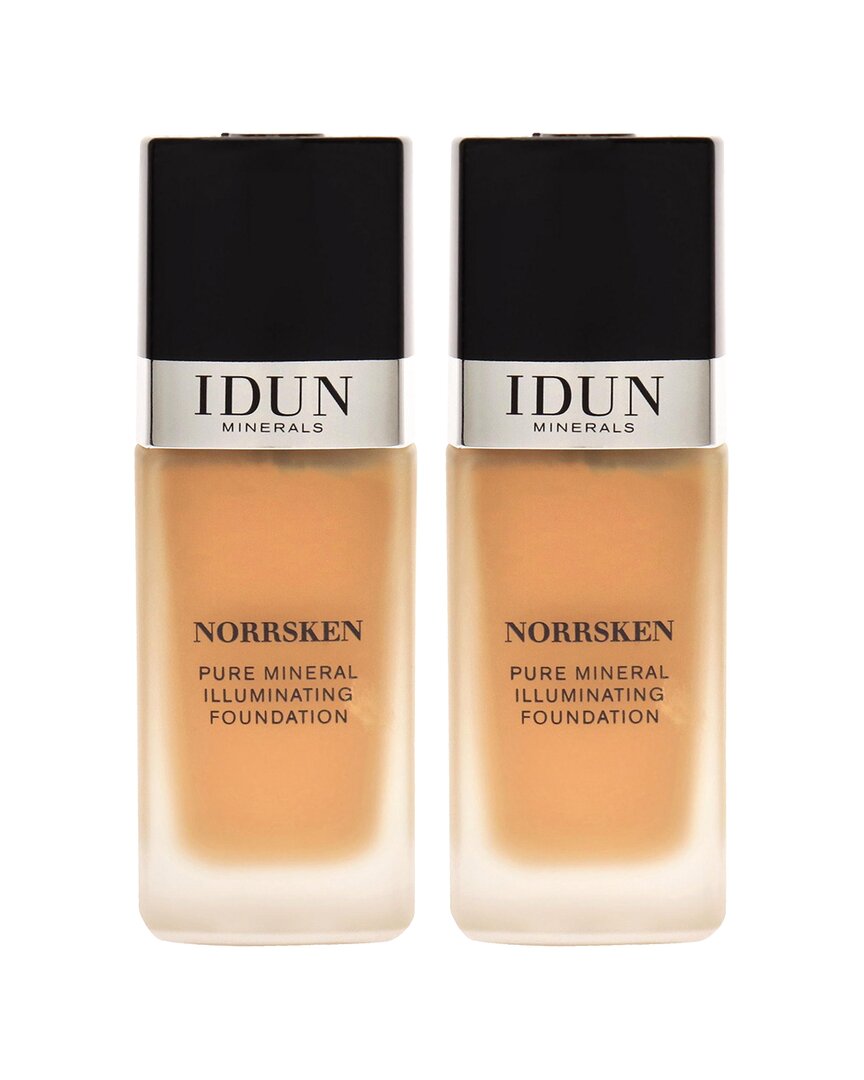 Idun Minerals Women's 1oz 209 Svea Norrsken Foundation - Pack Of 2