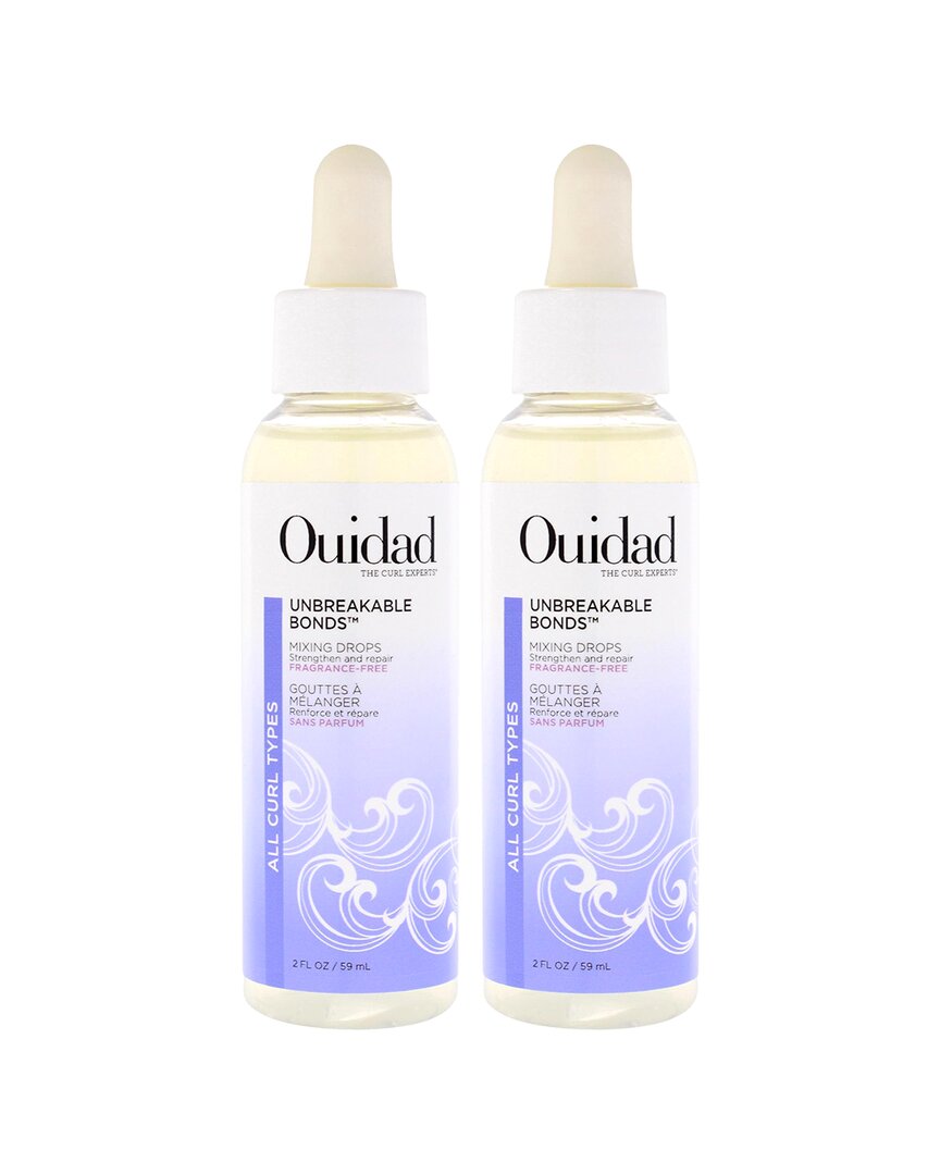 Ouidad Unisex 2oz Unbreakable Bonds Mixing Drops - Pack Of 2 In White