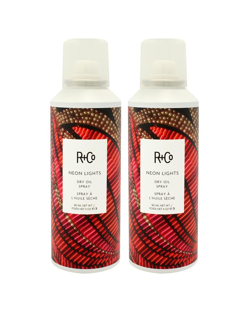 R + Co R+co Unisex 4oz Neon Lights Dry Oil Spray - Pack Of 2