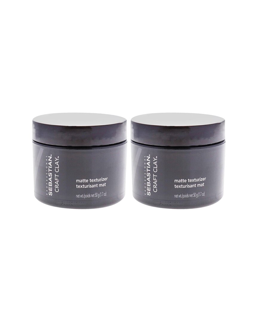 Sebastian Unisex 1.7oz Craft Clay Remoldable Matte Texturizer - Pack Of 2