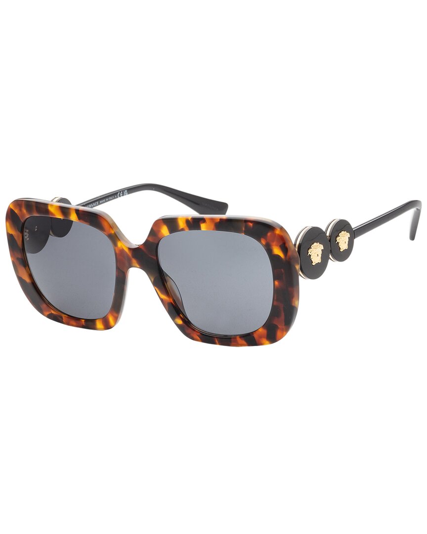 Shop Versace Women's Ve4434 54mm Sunglasses In Brown