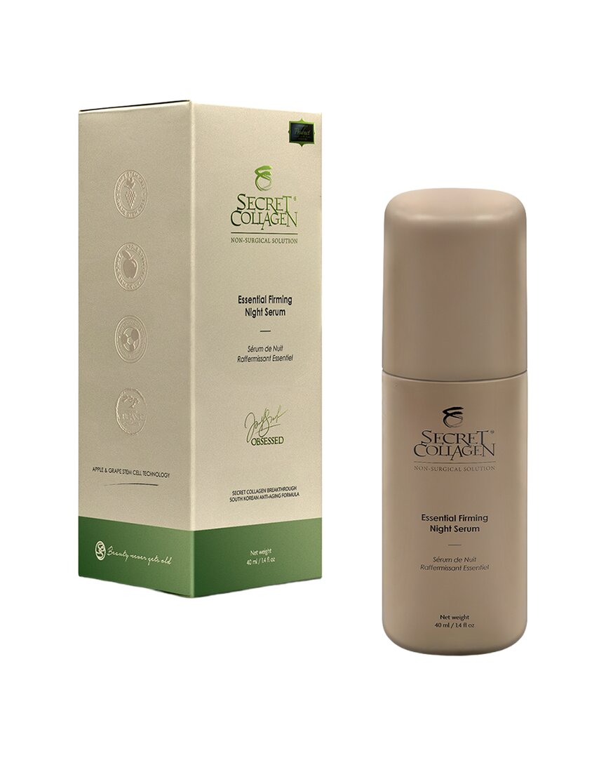 Secret Collagen Unisex 1.4oz Essential Firming Night Serum In Transparent