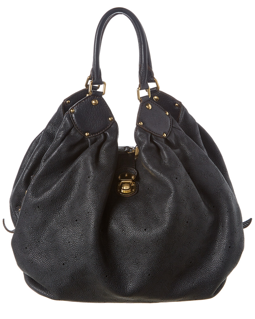 Louis Vuitton Black Mahina Leather Extra Large Hobo Bag Women&#39;s | eBay