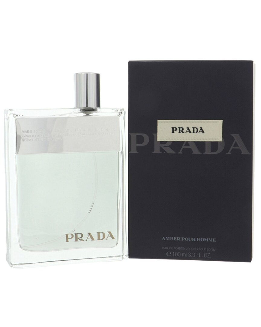 Prada Men's 3.4oz Edt In Transparent