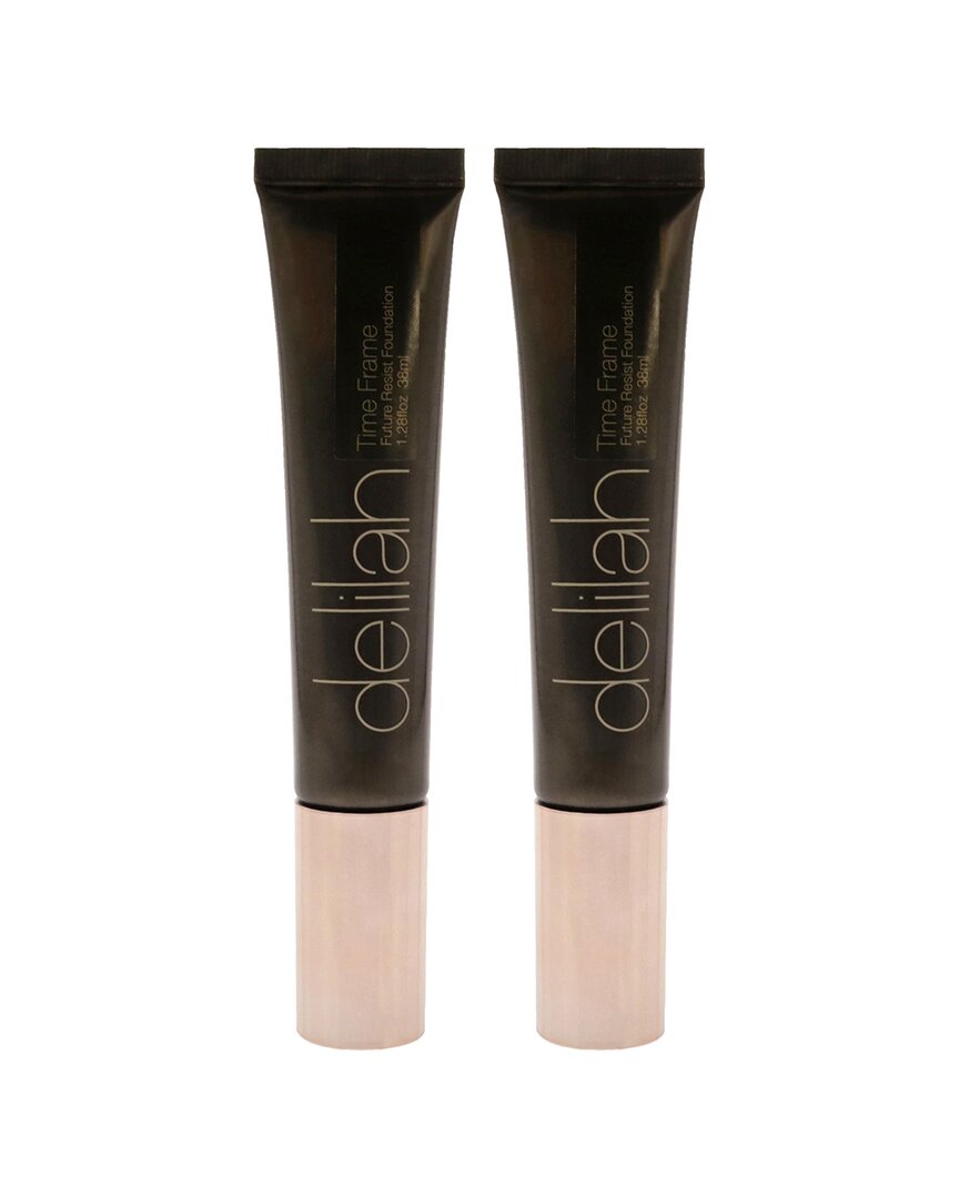 Delilah Women's 1.28oz Pebble Future Resist Foundation Spf 20 - Pack Of 2