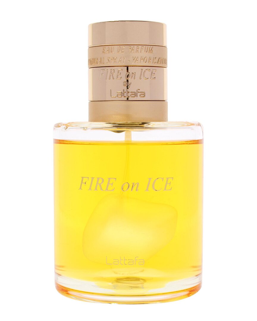 Lattafa Perfumes Unisex 3.7oz Fire On Ice Edp In Multi