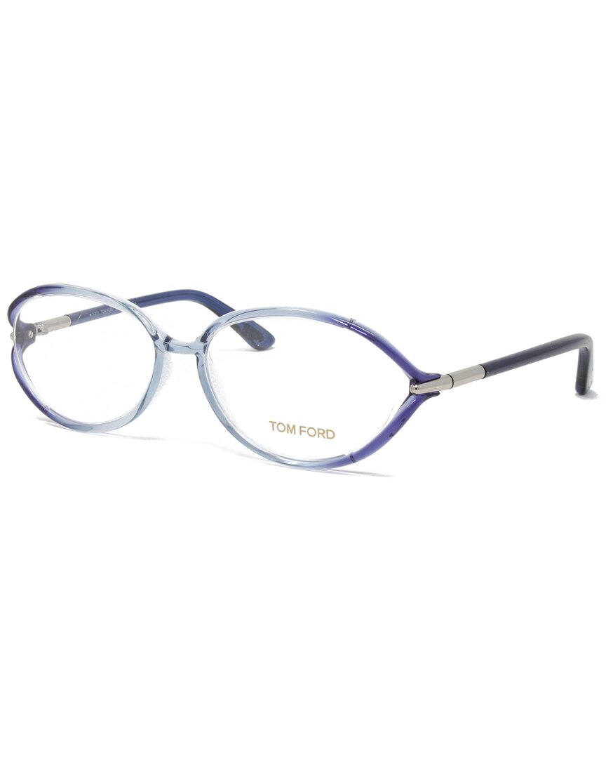 Tom Ford Women's Ft5212v 53mm Optical Frames In Blue