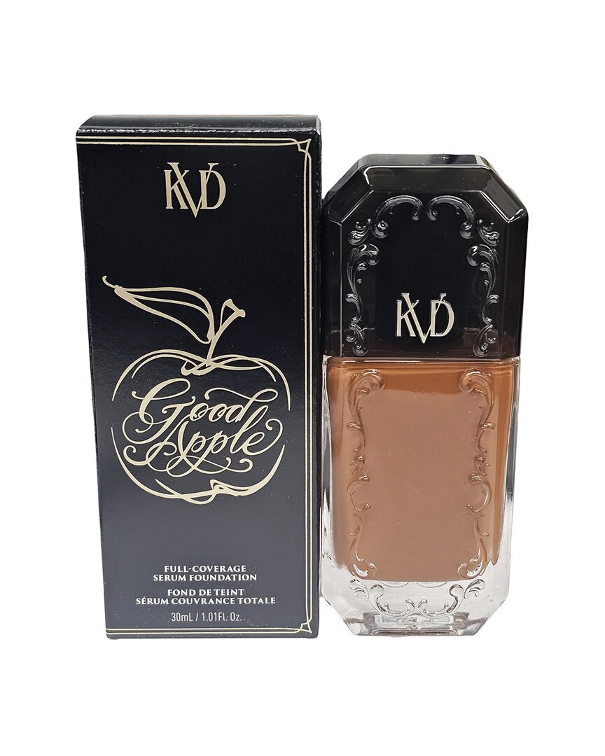 KAT VON D KAT VON D WOMEN'S 1.01OZ 072 TAN BEAUTY GOOD APPLE FULL COVERAGE SERUM FOUNDATION 
