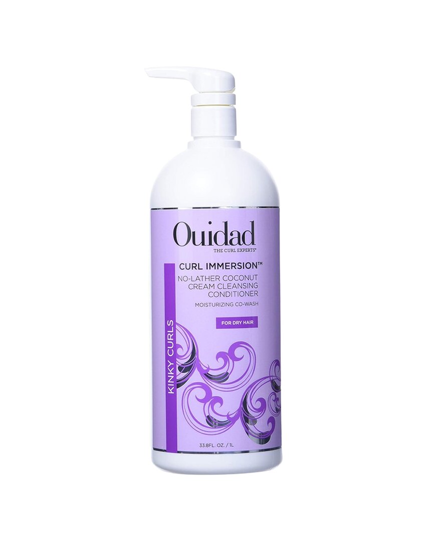 Ouidad Unisex 33.8oz Curl Immersion No-lather Coconut Cream Cleansing Conditioner In Transparent