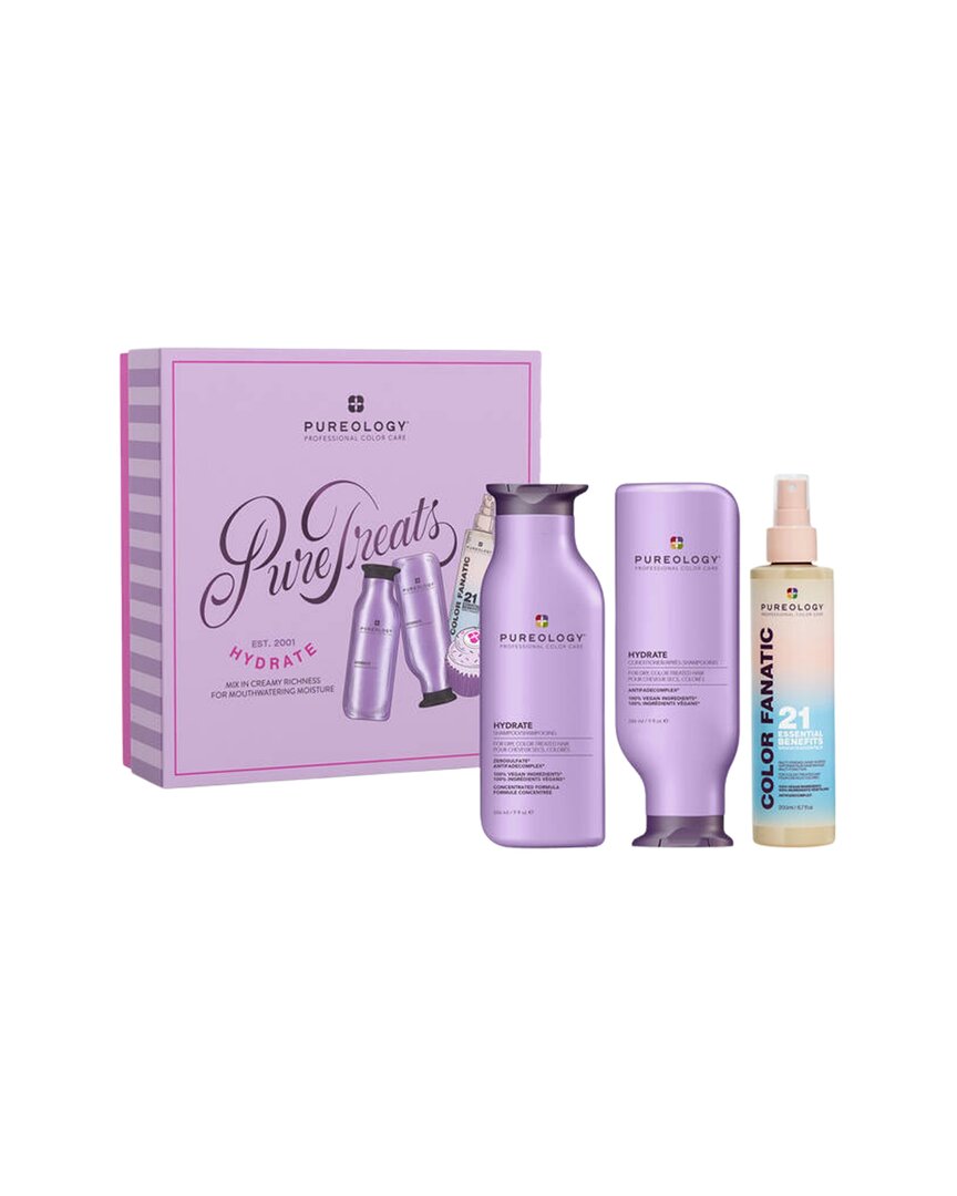 Pureology Pure Treats  Hydrate Holiday Kit - Value Set - Hydrating Shampoo In Purple