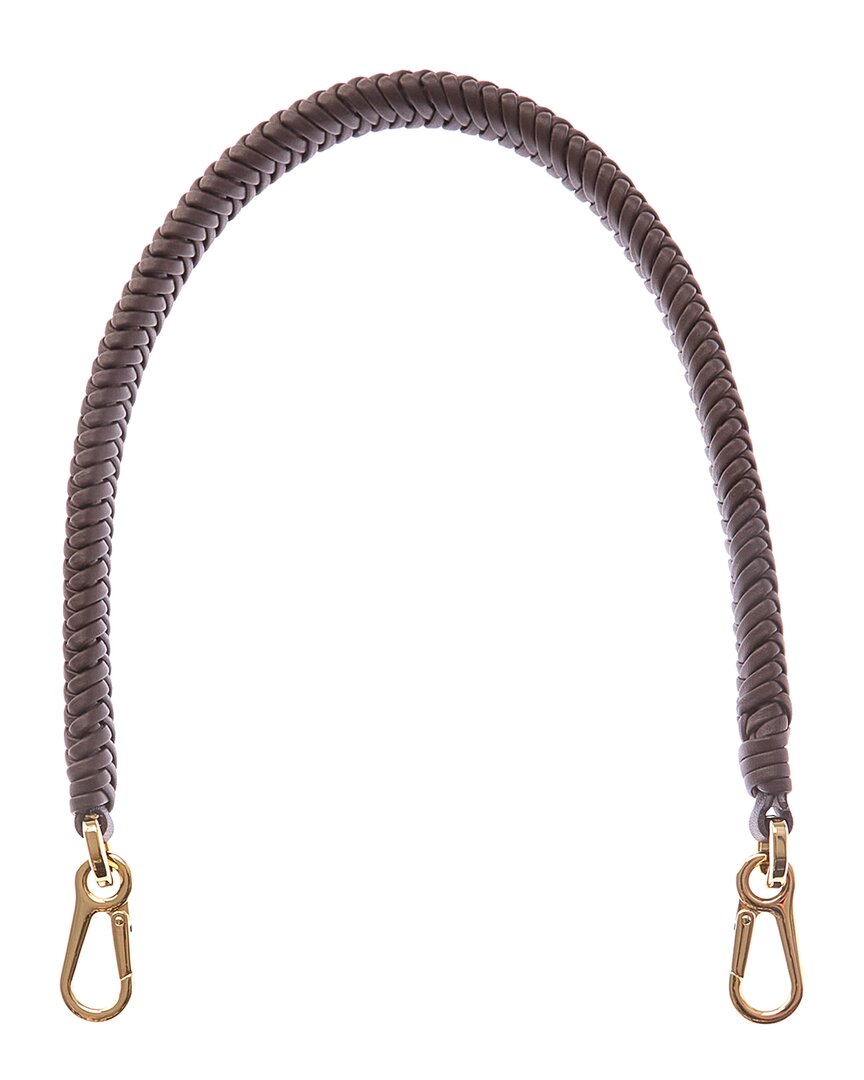 Loewe Arrow Short Leather Shoulder Strap In Brown