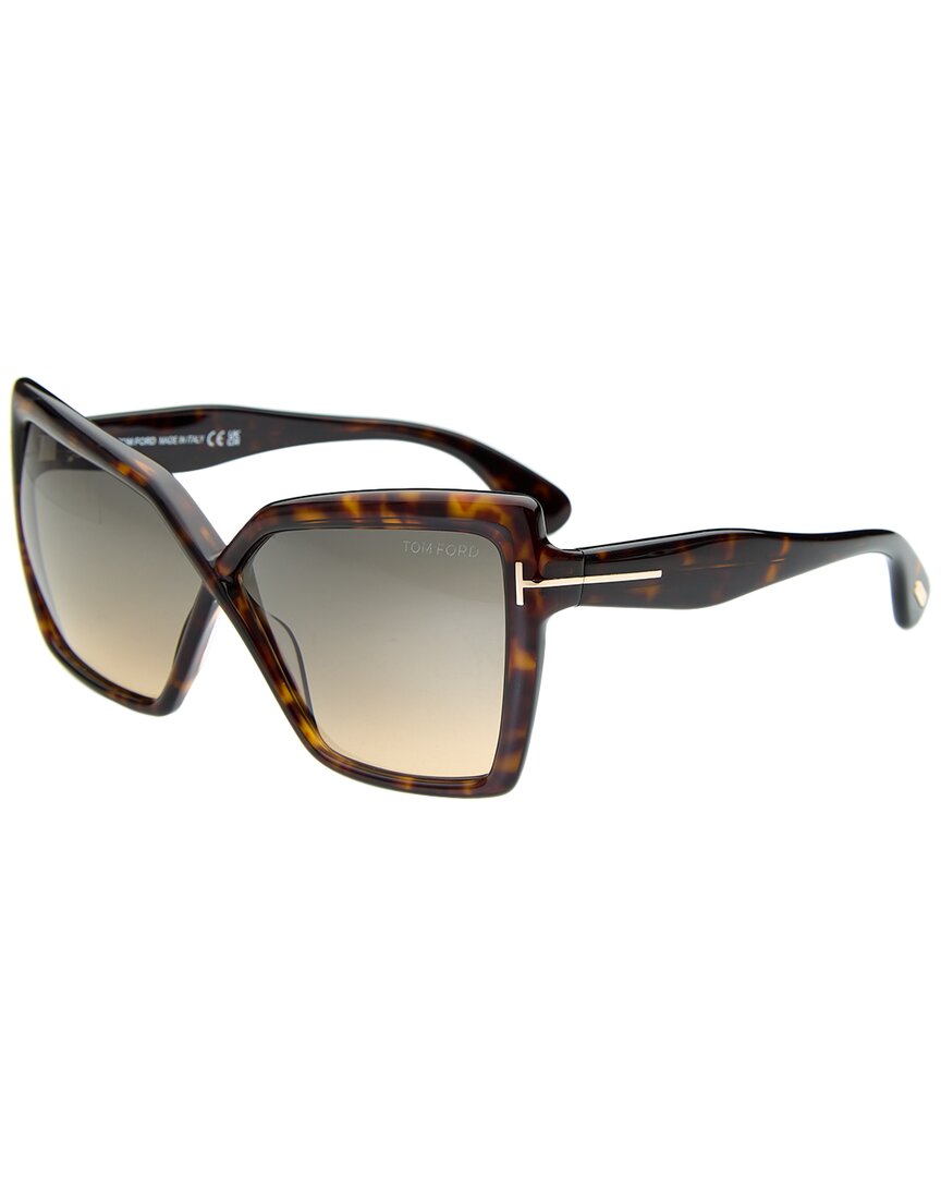 Tom Ford Women's Fiore 63mm Sunglasses In Brown